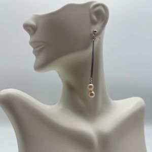 Salt water pearl earrings